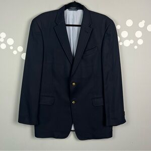Tommy Hilfiger Wool Silk Blend Sports Jacket Size 41R Blue